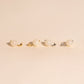 Star Stone Drop Stud Earrings