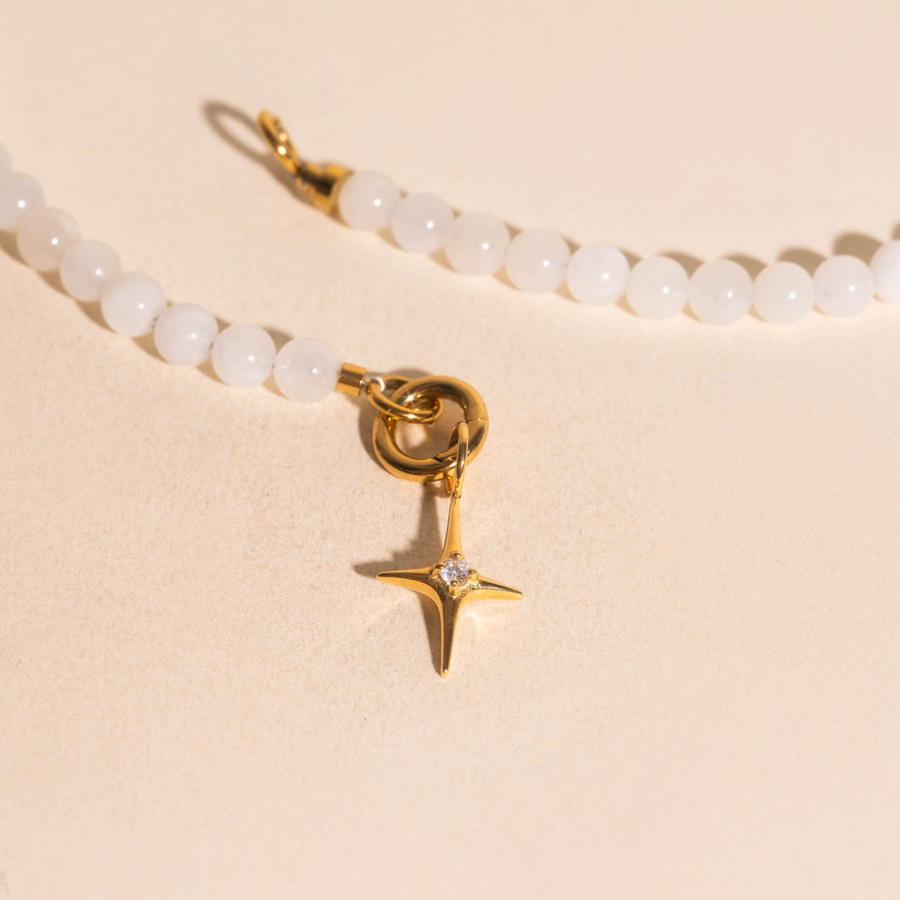 North Star Crystal Necklace Charm