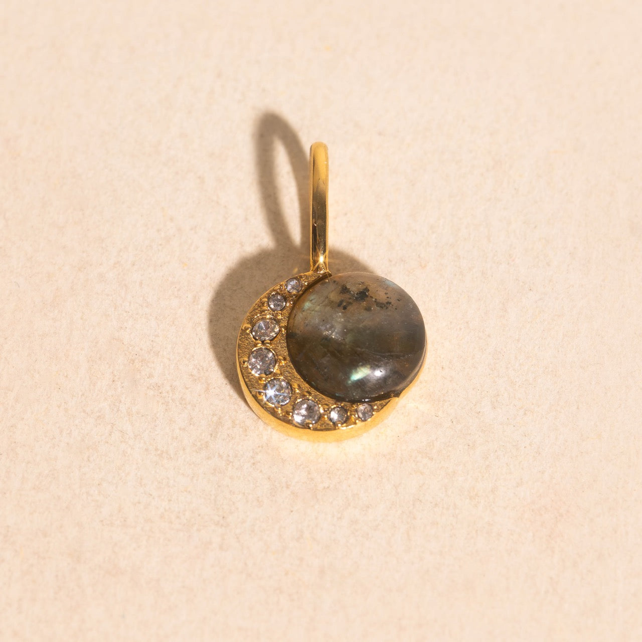 Moon Crystal Necklace Charm