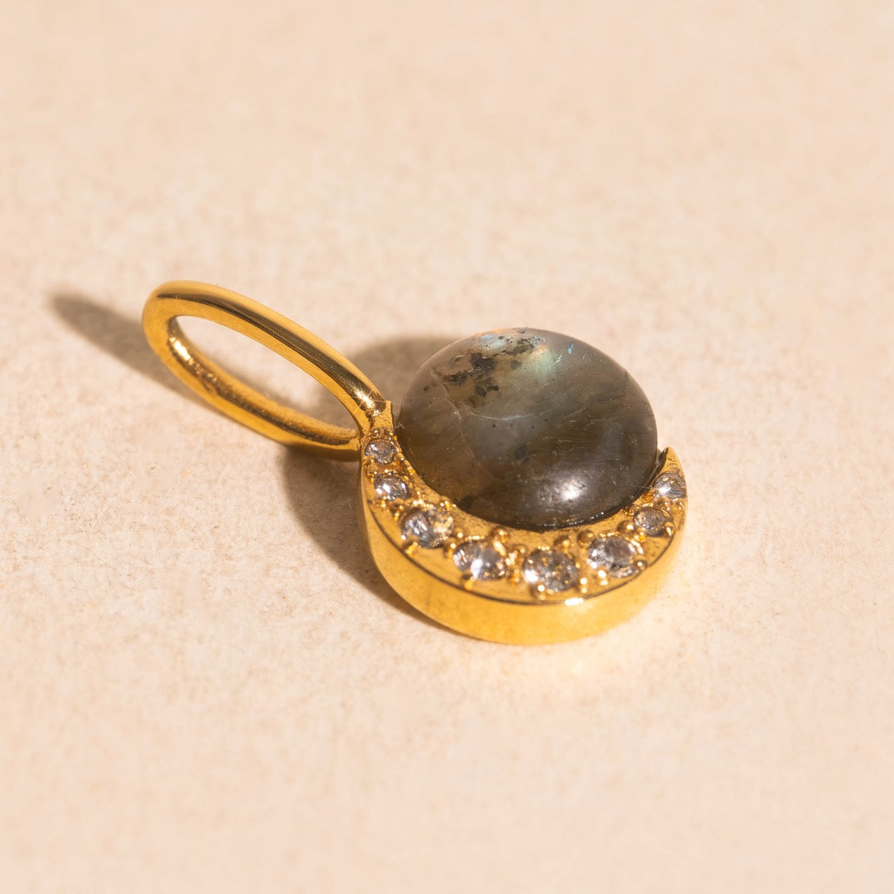 Moon Crystal Necklace Charm