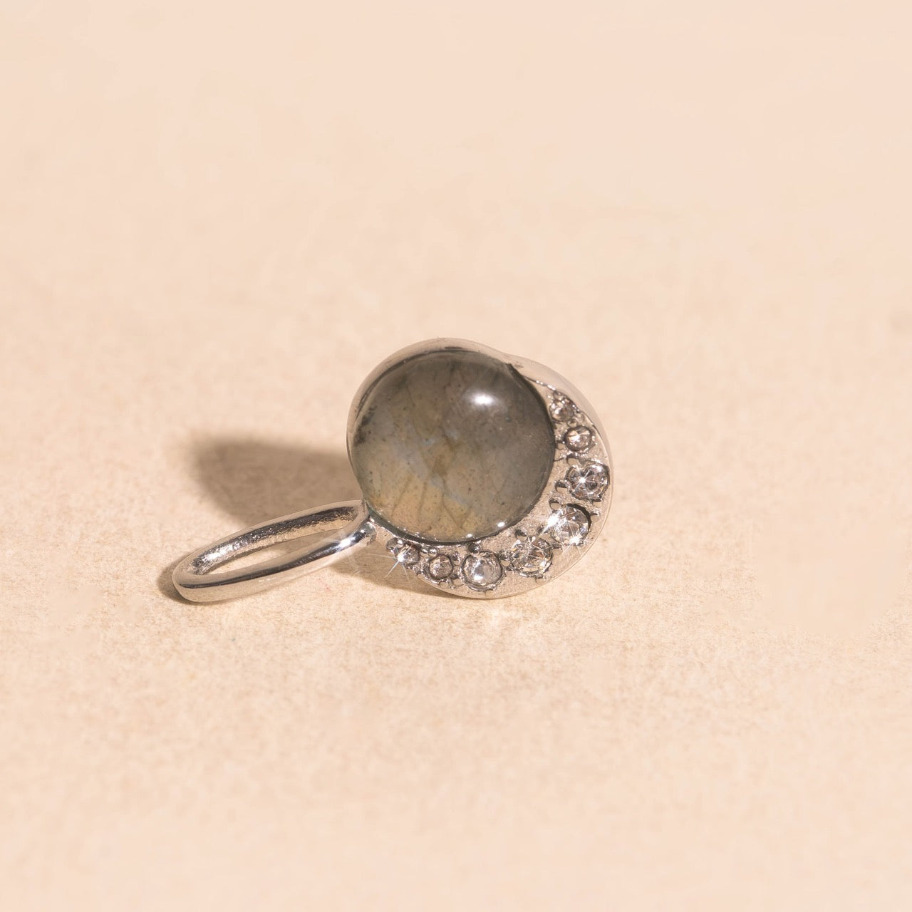 Moon Crystal Necklace Charm