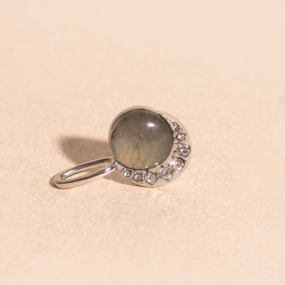 Moon Crystal Necklace Charm