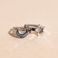 Star Moon 3D Huggie Hoop Earrings