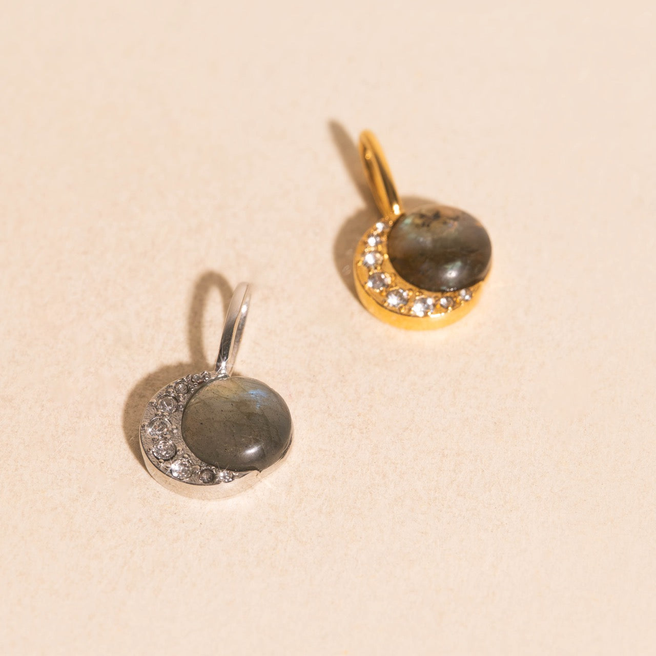 Moon Crystal Necklace Charm