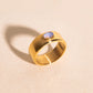 Rainbow Moonstone Ring