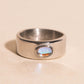 Rainbow Moonstone Ring