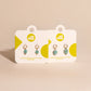 Blue Space Rock Huggie Hoop Charms