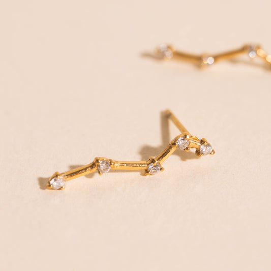 Constellation Crawler Stud Earrings