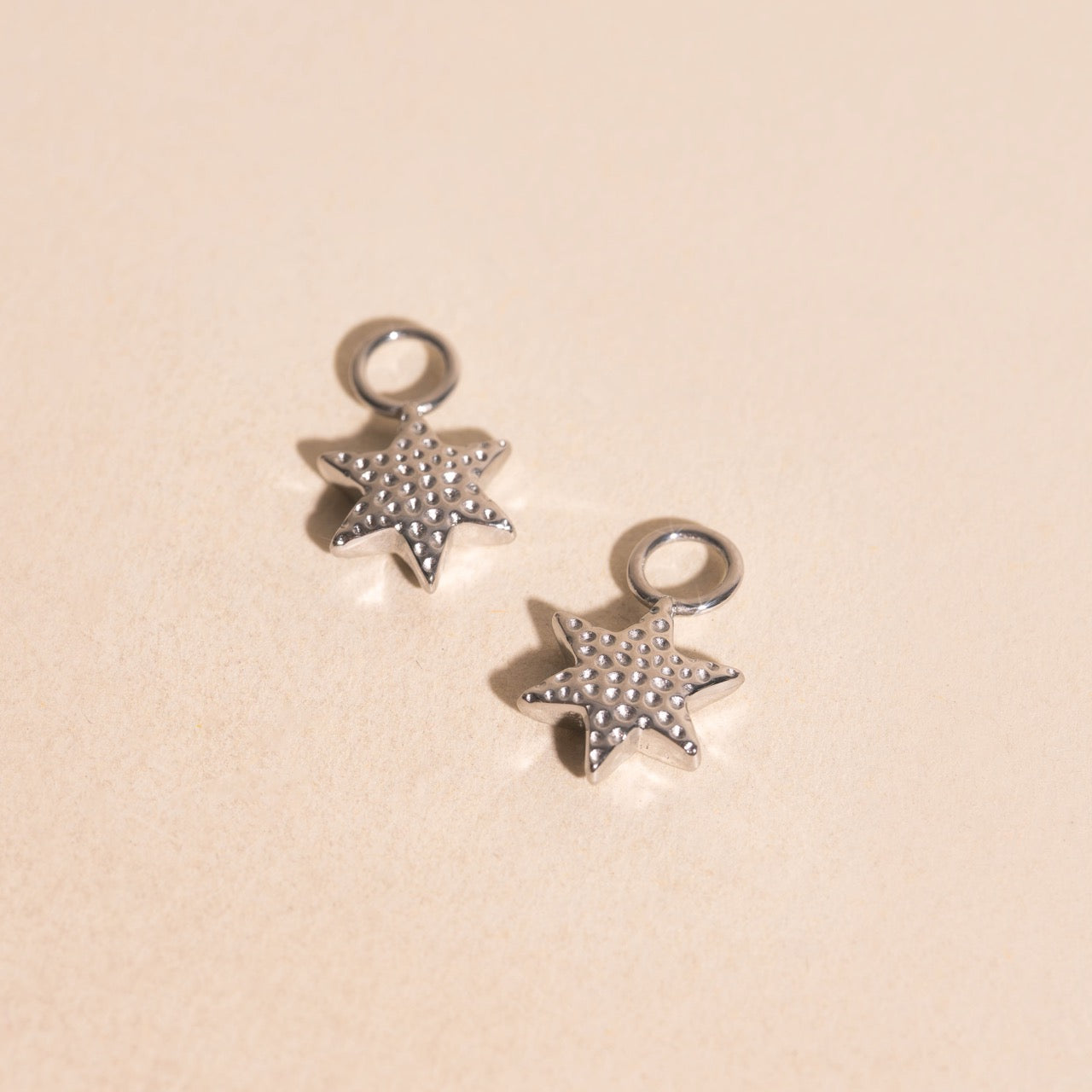 Stardust Huggie Hoop Charms