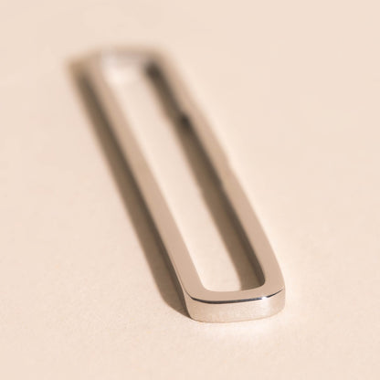 Rectangle Necklace Charm Clasp (52mm)