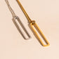 Rectangle Necklace Charm Clasp (52mm)