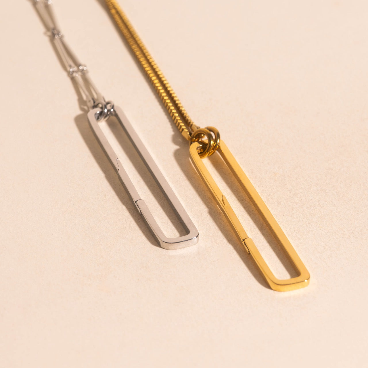 Rectangle Necklace Charm Clasp (52mm)