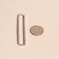 Rectangle Necklace Charm Clasp (52mm)