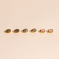 Earth Cosmic Curl Stud Earrings
