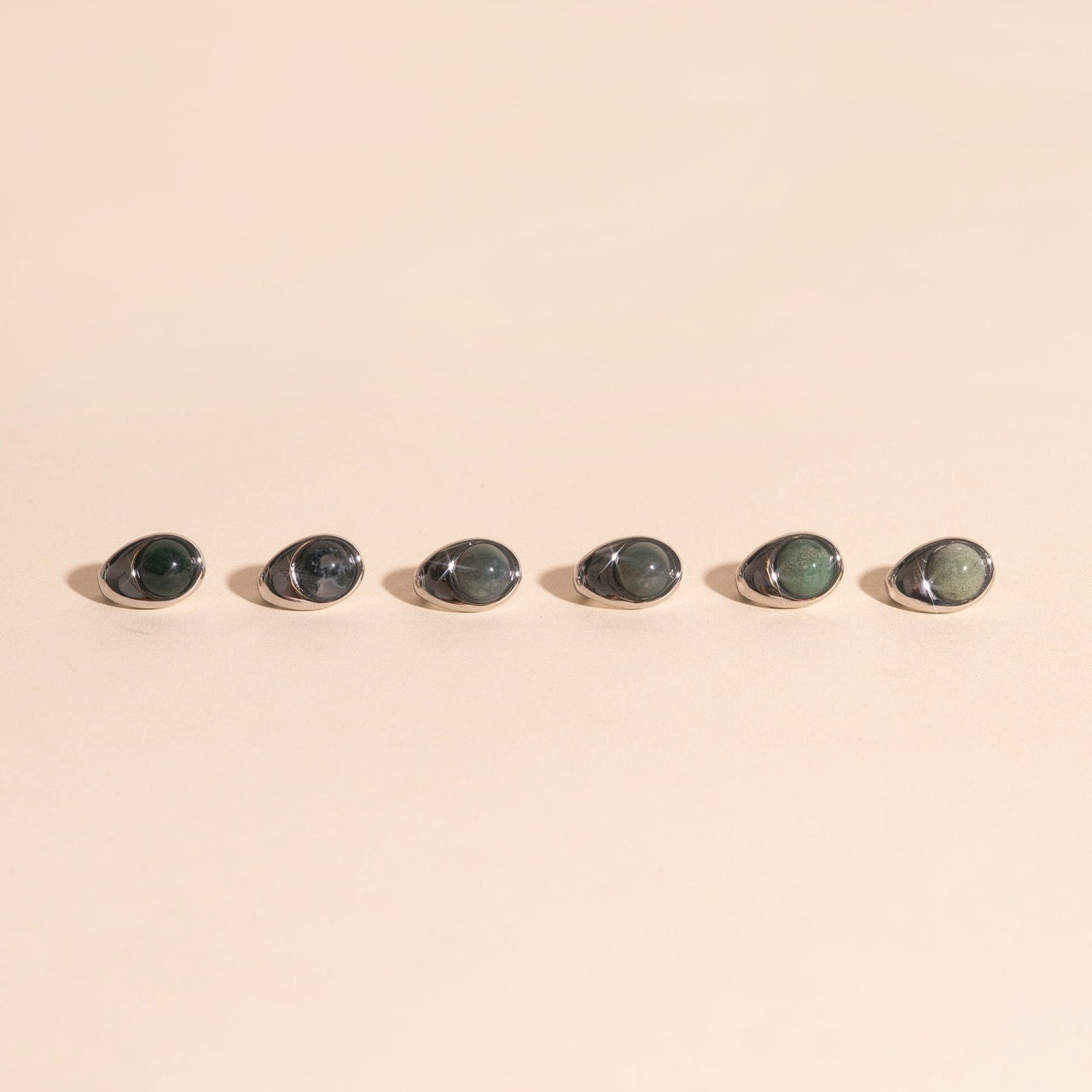 Earth Cosmic Curl Stud Earrings