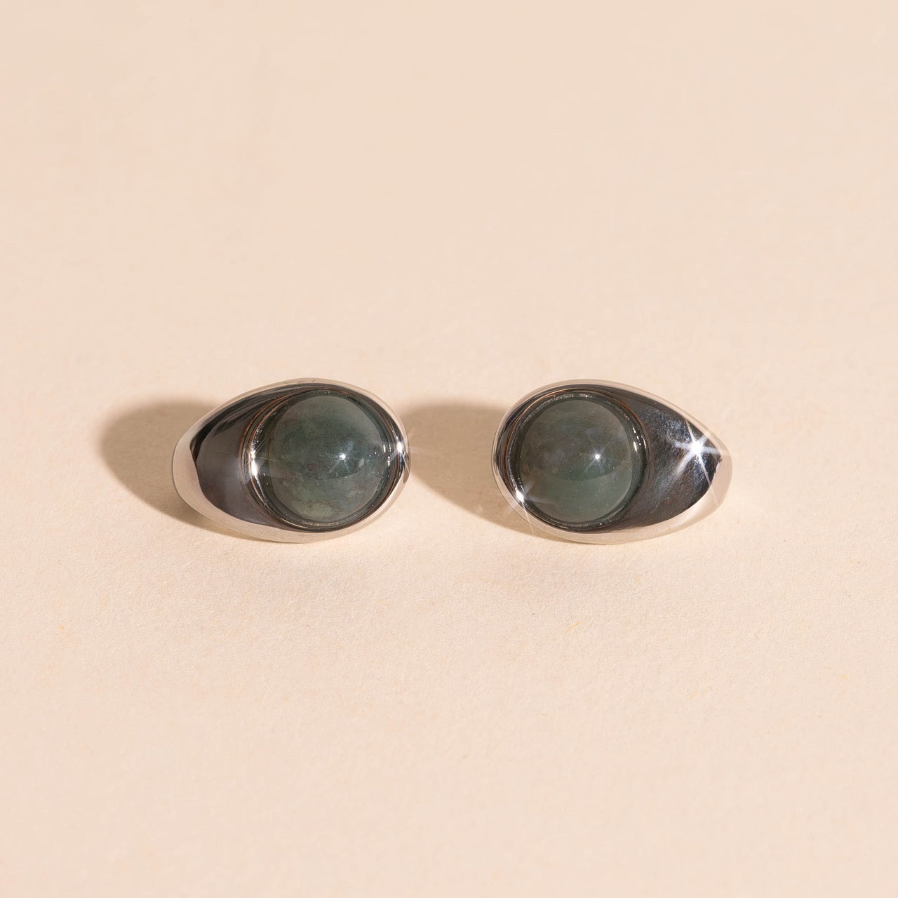 Earth Cosmic Curl Stud Earrings
