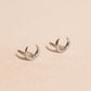Friendly Moon Stud Earrings