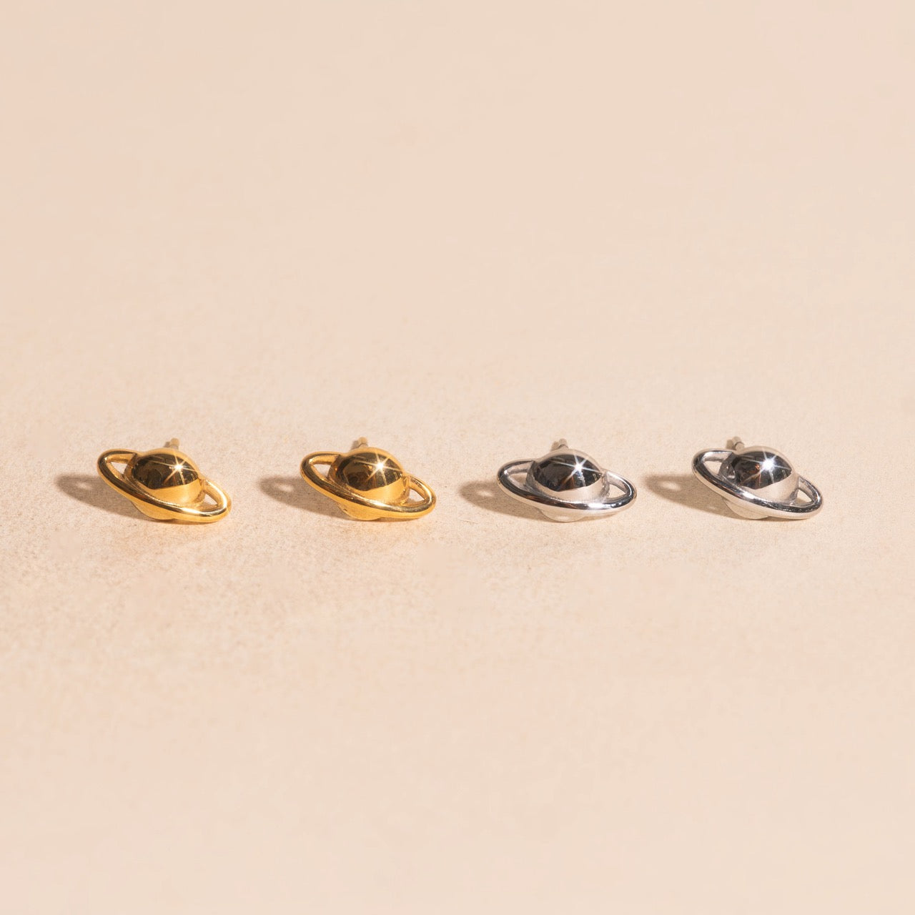 Saturn Stud Earrings
