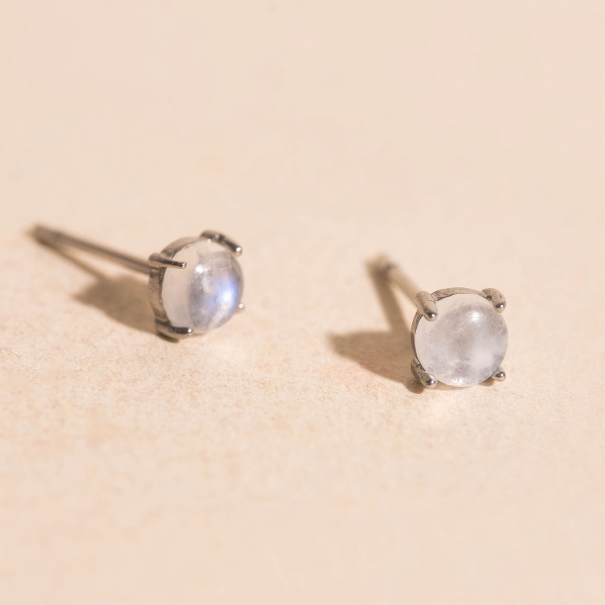 Moonstone Mini Stud Earrings