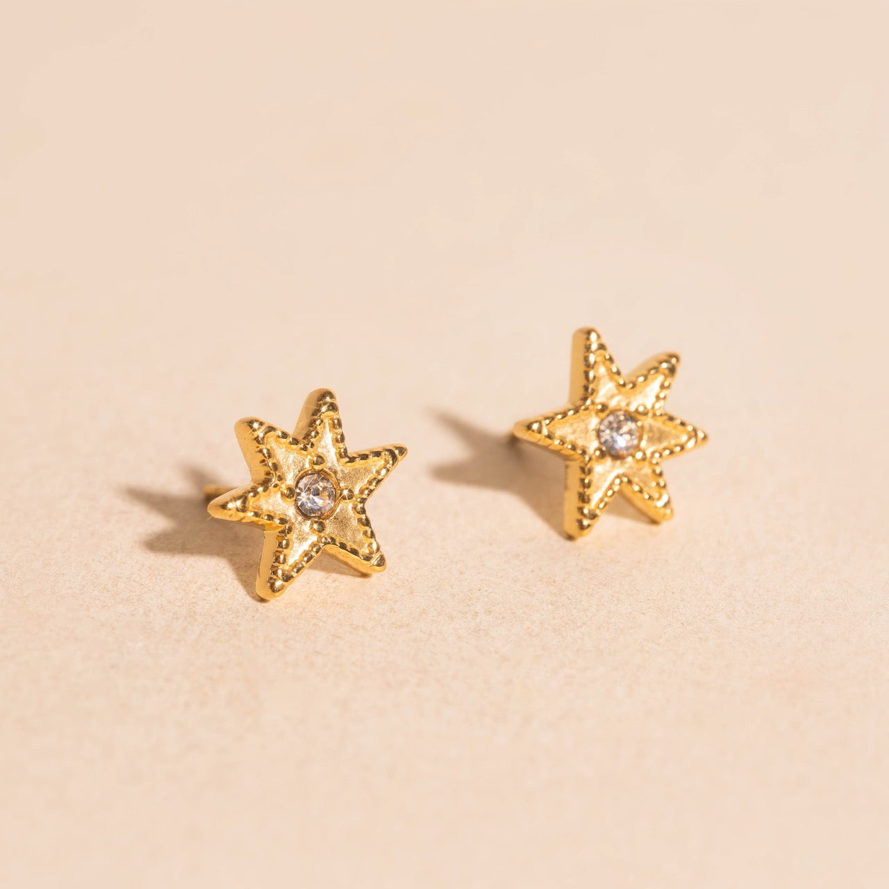 Crystal Star Stud Earrings