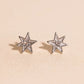 Crystal Star Stud Earrings