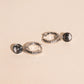 Moon Rock Huggie Hoop Charms