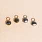 Moon Rock Huggie Hoop Charms