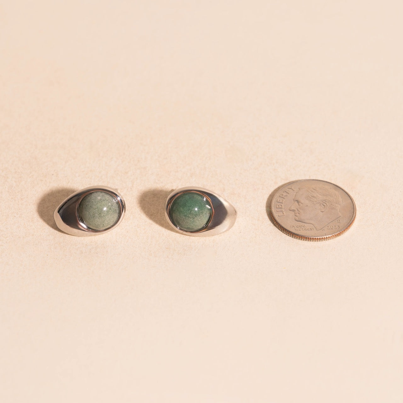 Earth Cosmic Curl Stud Earrings