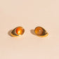 Mars Cosmic Curl Stud Earrings