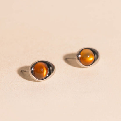 Mars Cosmic Curl Stud Earrings