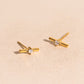 Crystal Bar Stud Earrings