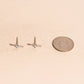 Crystal Bar Stud Earrings