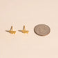 Cheer Megaphone Tiny Stud Earrings