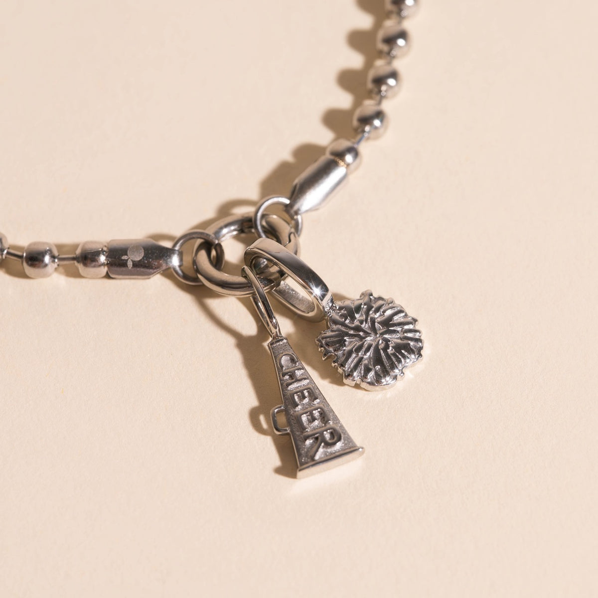 Cheer Megaphone Necklace Charm