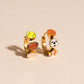 Sports 3D Huggie Hoop Earrings