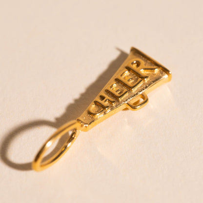 Cheer Megaphone Necklace Charm