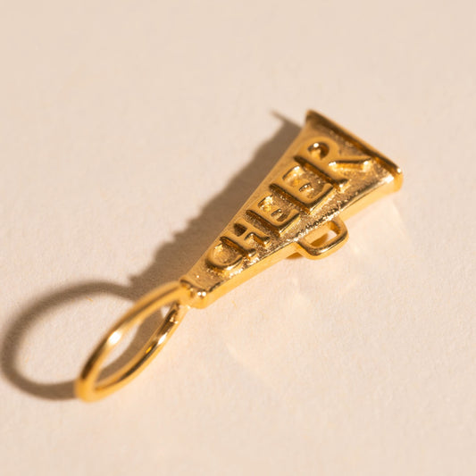 Cheer Megaphone Necklace Charm