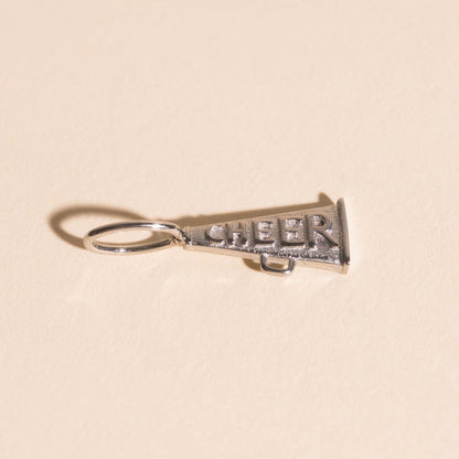 Cheer Megaphone Necklace Charm