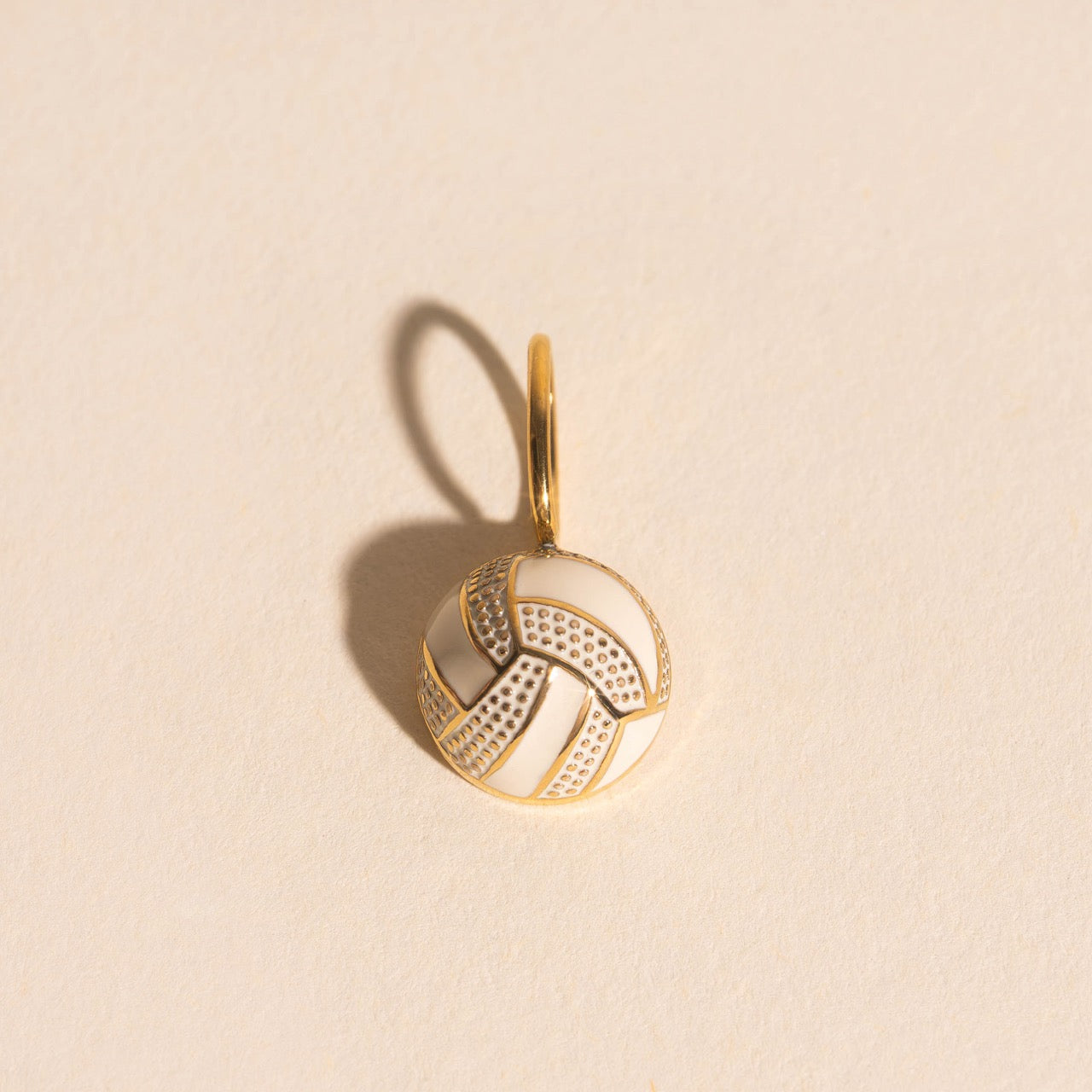 Volleyball Necklace Charm