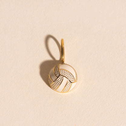 Volleyball Necklace Charm