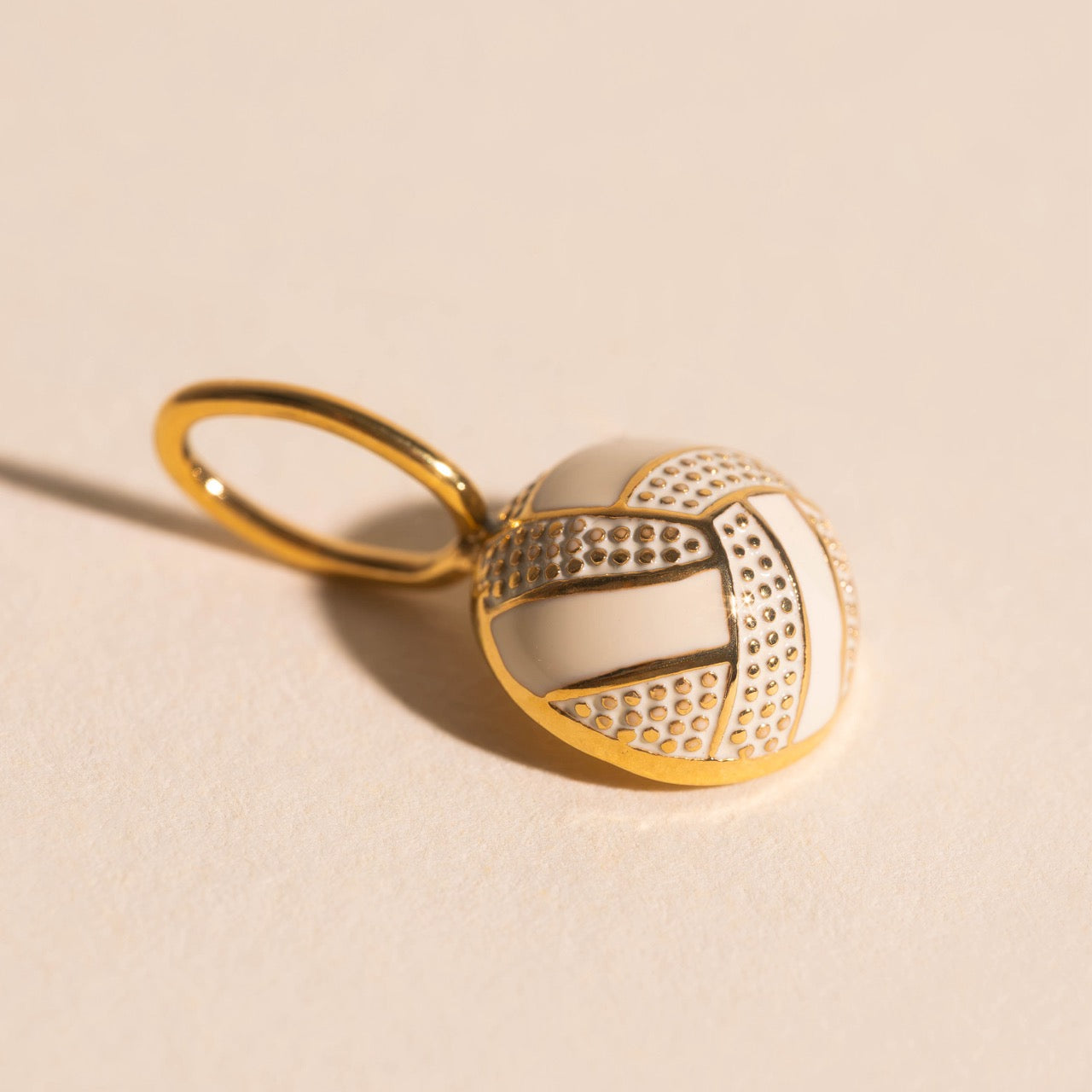 Volleyball Necklace Charm