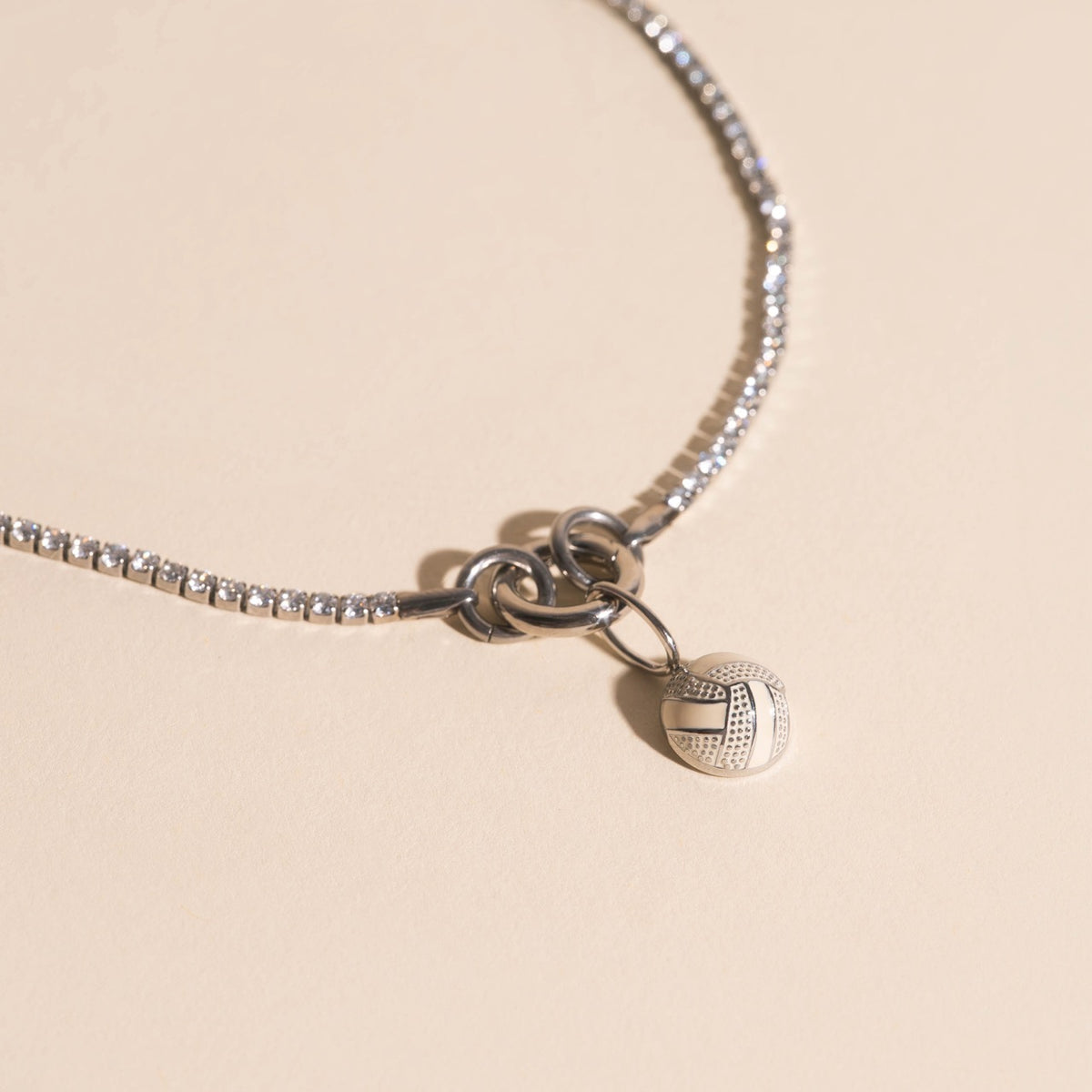 Volleyball Necklace Charm