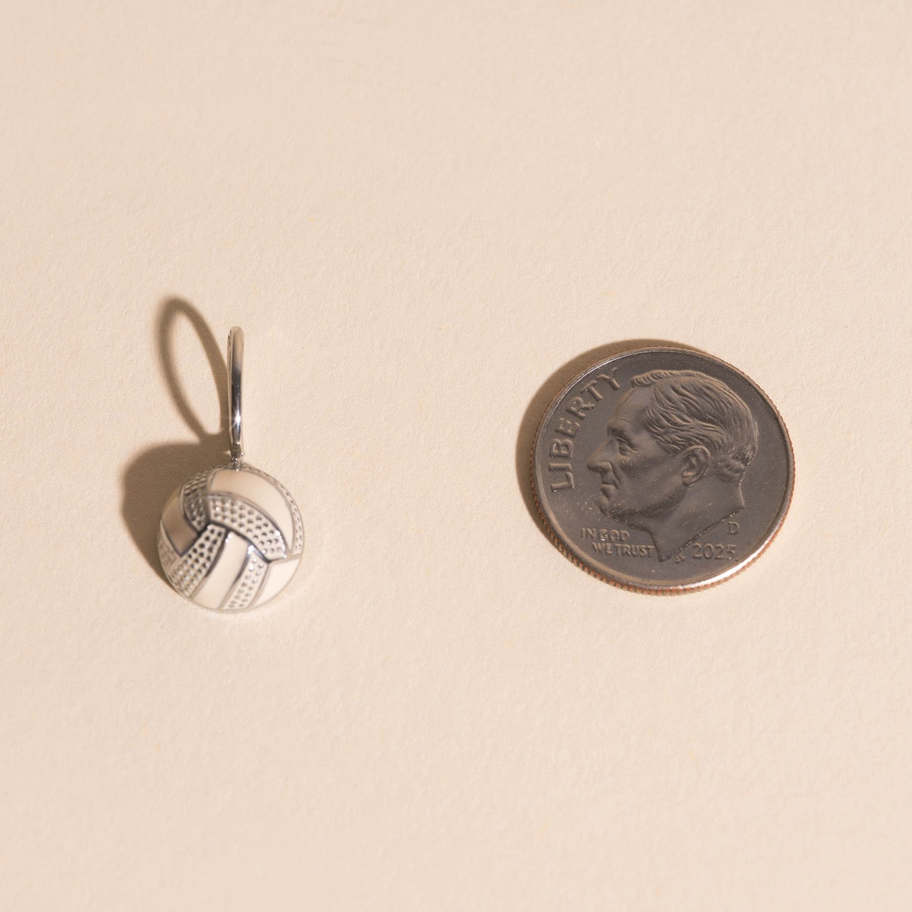Volleyball Necklace Charm