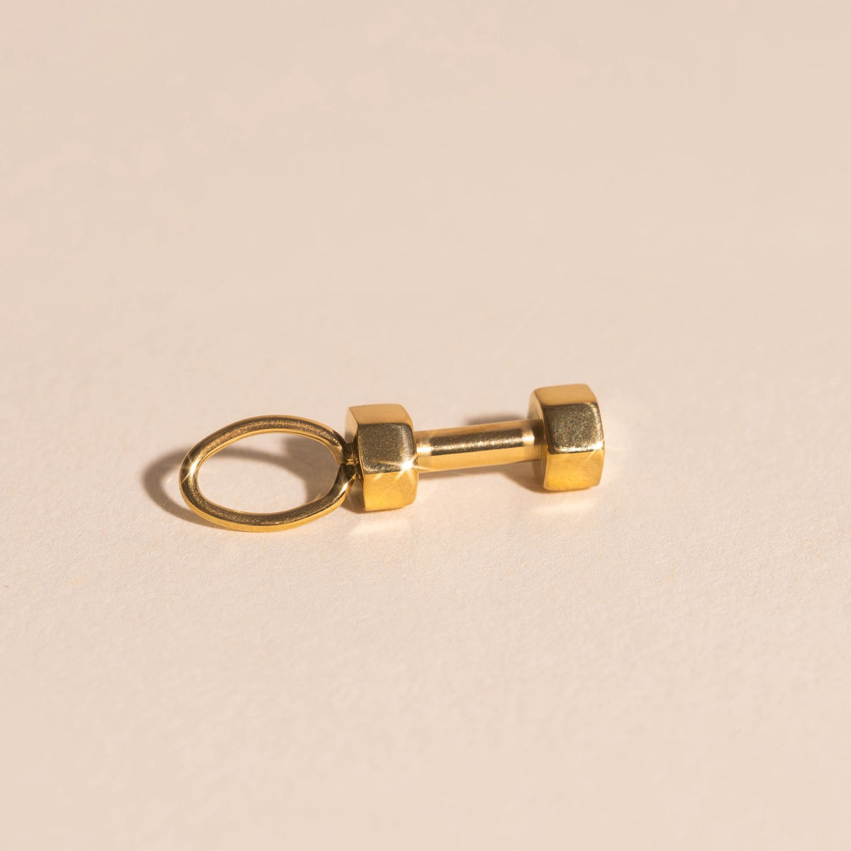 Dumbbell Necklace Charm