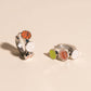Sports 3D Huggie Hoop Earrings