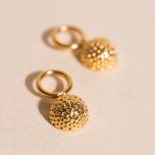 Golf Ball Huggie Hoop Charms