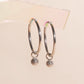 Golf Ball Huggie Hoop Charms