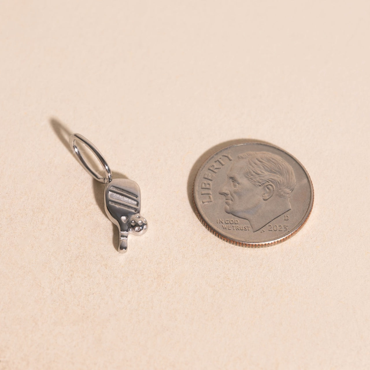 Pickleball Necklace Charm