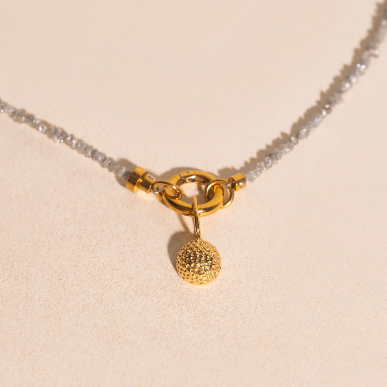 Golf Ball Necklace Charm
