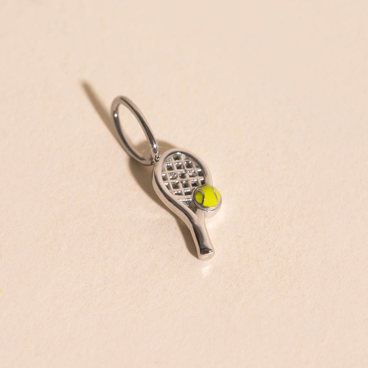 Tennis Racket Necklace Charm
